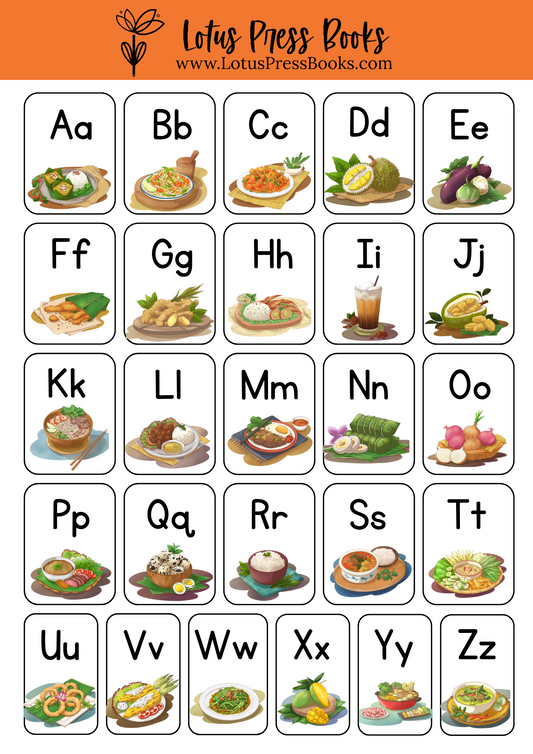 Sticker Sheet | ABC Khmer Dishes